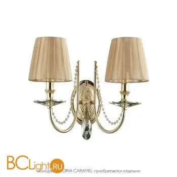 Бра Crystal lux VICTORIA VICTORIA AP2 GOLD/AMBER - Фото 4