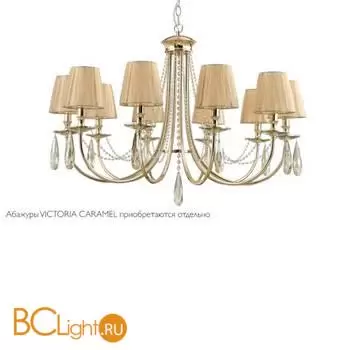 Люстра Crystal lux VICTORIA VICTORIA SP10 GOLD/AMBER - Фото 0