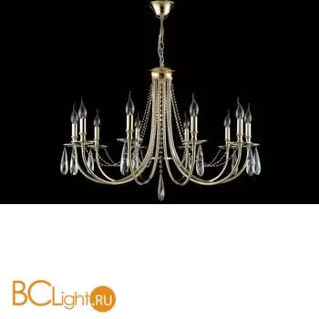 Люстра Crystal lux VICTORIA VICTORIA SP10 GOLD/AMBER - Фото 1