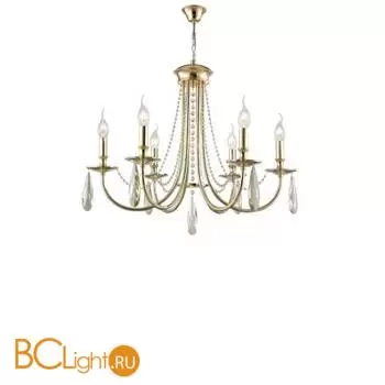 Люстра Crystal lux VICTORIA VICTORIA SP6 GOLD/AMBER - Фото 2