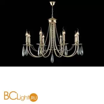 Люстра Crystal lux VICTORIA VICTORIA SP8 GOLD/AMBER - Фото 0