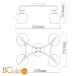 Люстра De City Альфа 324017704 - Фото 8