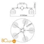 Люстра De City Альфа 324017505 - Фото 9