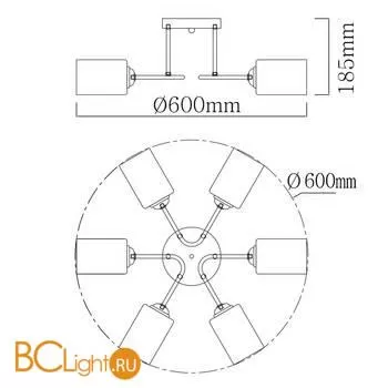 Люстра De City Олимпия 106010506 - Фото 9
