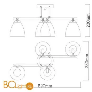 Люстра De City Тетро 673017304 - Фото 9
