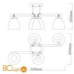 Люстра De City Тетро 673017304 - Фото 9