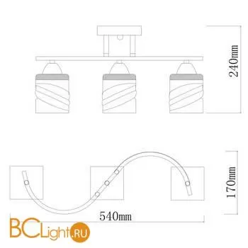 Люстра De City Тетро 673017003 - Фото 8