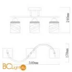 Люстра De City Тетро 673017003 - Фото 8