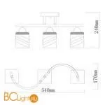 Люстра De City Тетро 673016903 - Фото 7