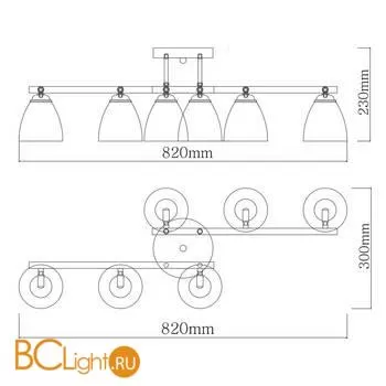 Люстра De City Тетро 673017106 - Фото 8