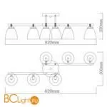 Люстра De City Тетро 673017106 - Фото 8