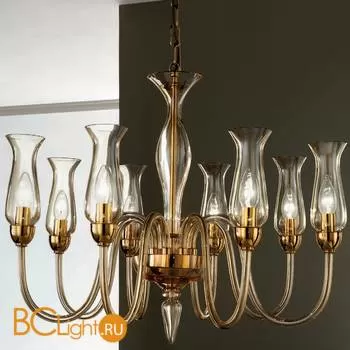 Люстра De Majo 2612 K8 026120K08 amber