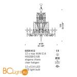 Люстра De Majo 6009 K12 060090K12 black - Схема