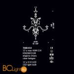 Люстра De Majo 7099 K12 070990K80 - Схема