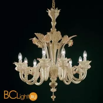 Люстра De Majo 7074 K8 070740K08 gold-ruby