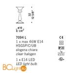 Настольная лампа De Majo 7094 L 070940L00 - Схема