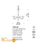 Люстра De Majo 7083 K6 070830K20 - Схема