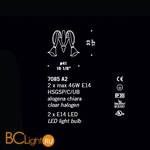 Бра De Majo 7085 A2 070850A20 cristallo - Схема