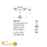 Бра De Majo 7087 A2 070870A20 - Схема