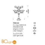 Бра De Majo 7092 A3 070920A30 - Схема