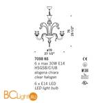 Люстра De Majo 7098 K6 070980K20 - Схема