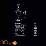 Подвесной светильник De Majo 9050 S0 090500S01 - Схема