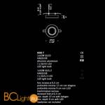 Встраиваемый светильник De Majo AUGE F clear - Схема