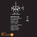 Люстра De Majo BARCACCIA K26 - Схема