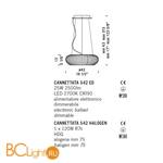 Подвесной светильник De Majo CANNETTATA S42 0CANN0S45 - Схема