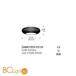 Потолочный светильник De Majo CANNETTATA P52 ED 0CANN0P53C - Схема