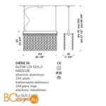 Подвесной светильник De Majo CHERIE S6 0CHER0S-6 - Схема