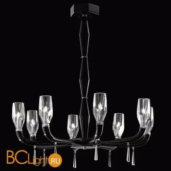 Подвесная люстра на штанге De Majo FLUTE K8 0FLUT0K08