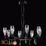 Подвесная люстра на штанге De Majo FLUTE K8 0FLUT0K08