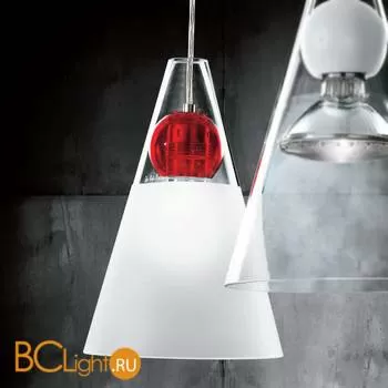 Подвесной светильник De Majo GEMMA S1 0GEMM0S-1 clear frosted+red