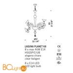 Люстра De Majo LAGUNA PLANET K8 0LAGU0K06 - Схема