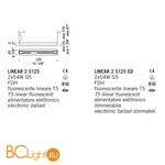 Подвесной светильник De Majo LINEAR 2 S125ED 0LINE0S23 - Схема