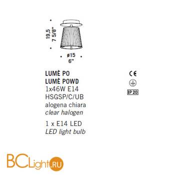 Потолочный светильник De Majo LUME PO 0LUME0P00 - Схема