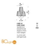 Бра De Majo LUME A3 0LUME0A30 - Схема