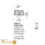 Бра De Majo LUME A2 0LUME0A20 - Схема