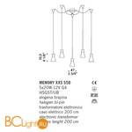 Подвесной светильник De Majo MEMORY XXS S5D 0MEMO0S05 - Схема