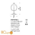 Настольная лампа De Majo PORTOFINO L 0PORT0LC0 - Схема