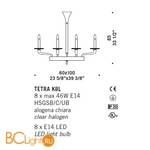 Потолочная люстра De Majo TETRA K8L 0TETR0K09 - Схема