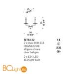 Бра De Majo TETRA A2 0TETR0A02 - Схема