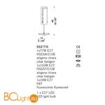 Настольная лампа De Majo XILO T10 0XILO0T11 - Схема