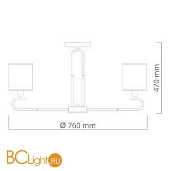 Люстра De Markt Конрад 667012508 - Фото 10
