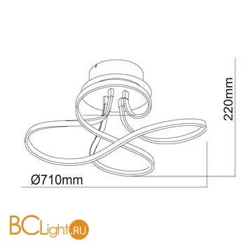 Потолочный светильник De Markt Аурих 496015302 - Фото 10