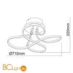 Потолочный светильник De Markt Аурих 496015302 - Фото 10