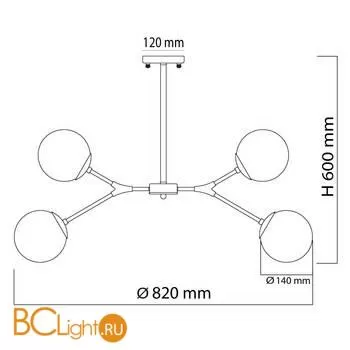 Люстра De Markt Оливия 306014006 - Фото 9