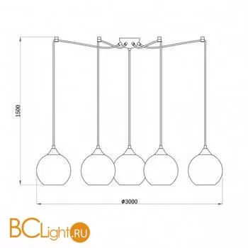Подвесной светильник De Markt Фьюжн 392016208 - Фото 10