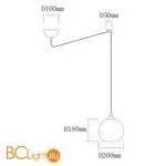 Подвесной светильник De Markt Фьюжн 392016901 - Фото 0